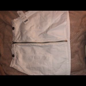 White BDG mini skirt